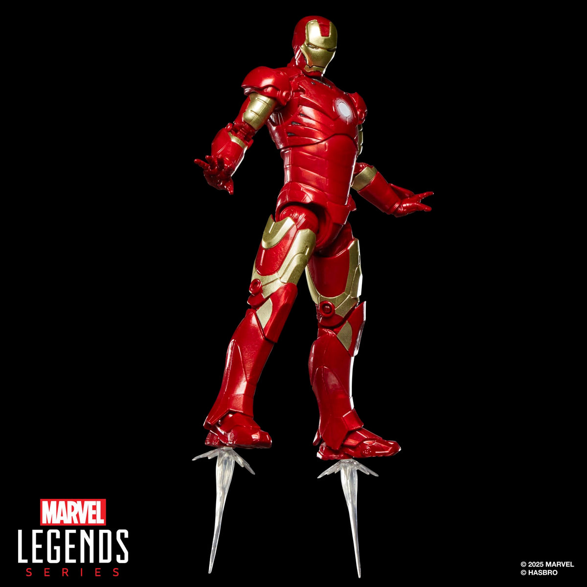 Marvel Legends Series Iron Man Mark III, Iron Man Movie Collectible 6-Inch Scale Action Figure Toy