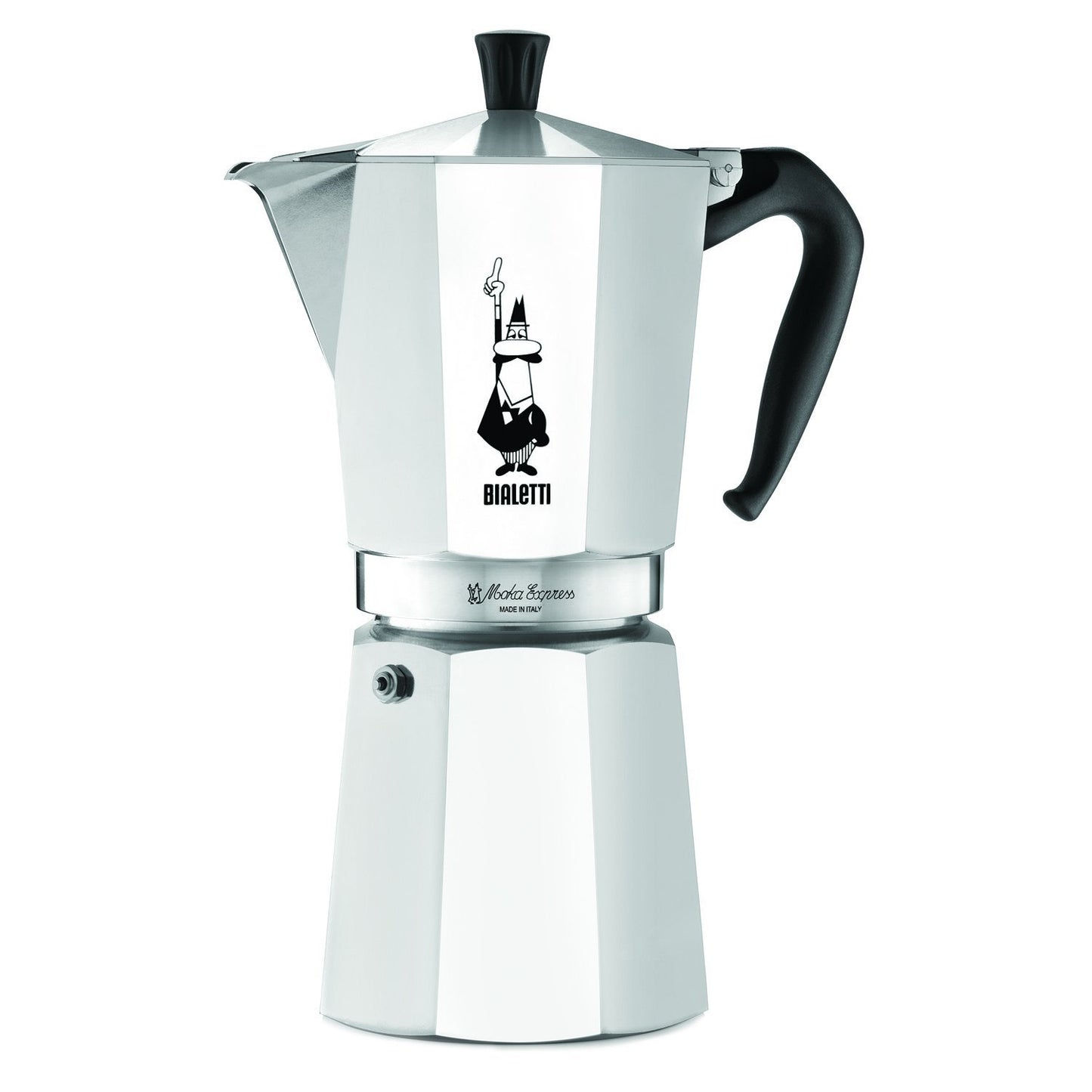 BIALETTI - Moka Express: Iconic Stovetop Espresso Maker, Makes Real Italian Coffee, Moka Pot 12 Cups (22 Oz - 670 Ml), Aluminium, Silver 🍁 All In One Marketplace Canada