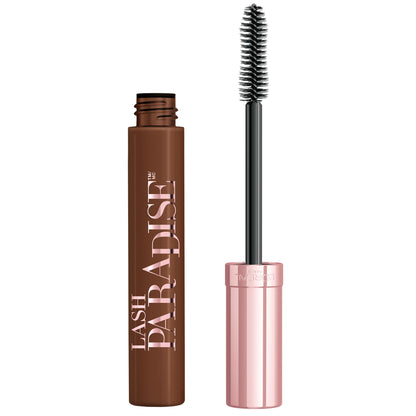 L’Oréal Paris Voluminous Lash Paradise Mascara, Mascara Volume and Length, Volume & Length for Up to 24 Hours with Flower Oil Infused Conditioning Formula for Sensitive Eyes, Latte Brown, 0.28 fl. oz.
