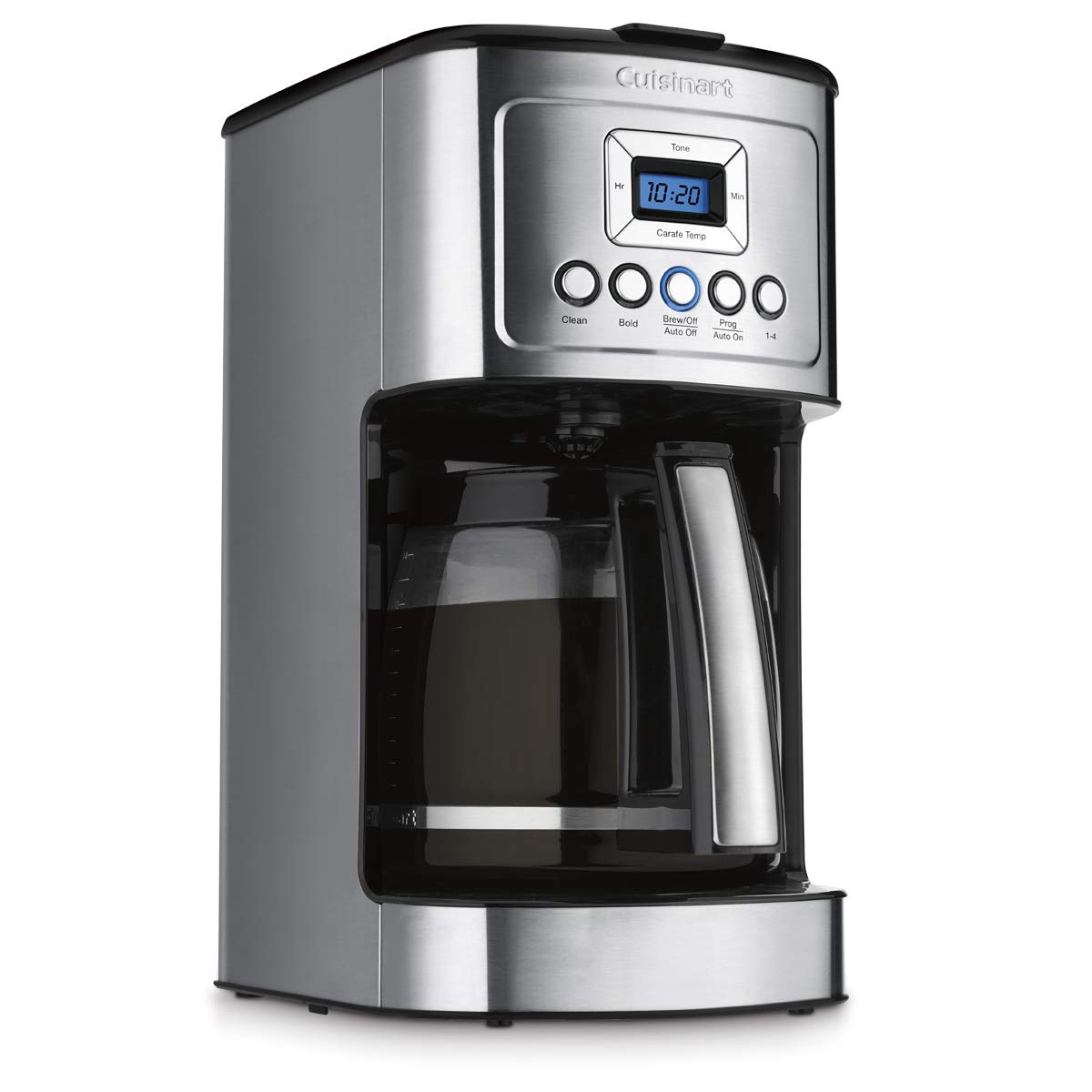 Cuisinart 14-Cup Programmable Coffee Maker with PerfecTemp Glass Carafe, 1-4 Cup Setting, Brew Strength Control and Brew Pause, Stainless Steel (DCC-3200C) - Available at All In One Marketplace Canada