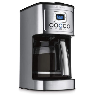 Cuisinart 14-Cup Programmable Coffee Maker with PerfecTemp Glass Carafe, 1-4 Cup Setting, Brew Strength Control and Brew Pause, Stainless Steel (DCC-3200C) - Available at All In One Marketplace Canada