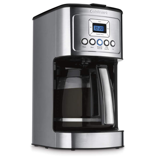 Cuisinart 14-Cup Programmable Coffee Maker with PerfecTemp Glass Carafe, 1-4 Cup Setting, Brew Strength Control and Brew Pause, Stainless Steel (DCC-3200C) - Available at All In One Marketplace Canada