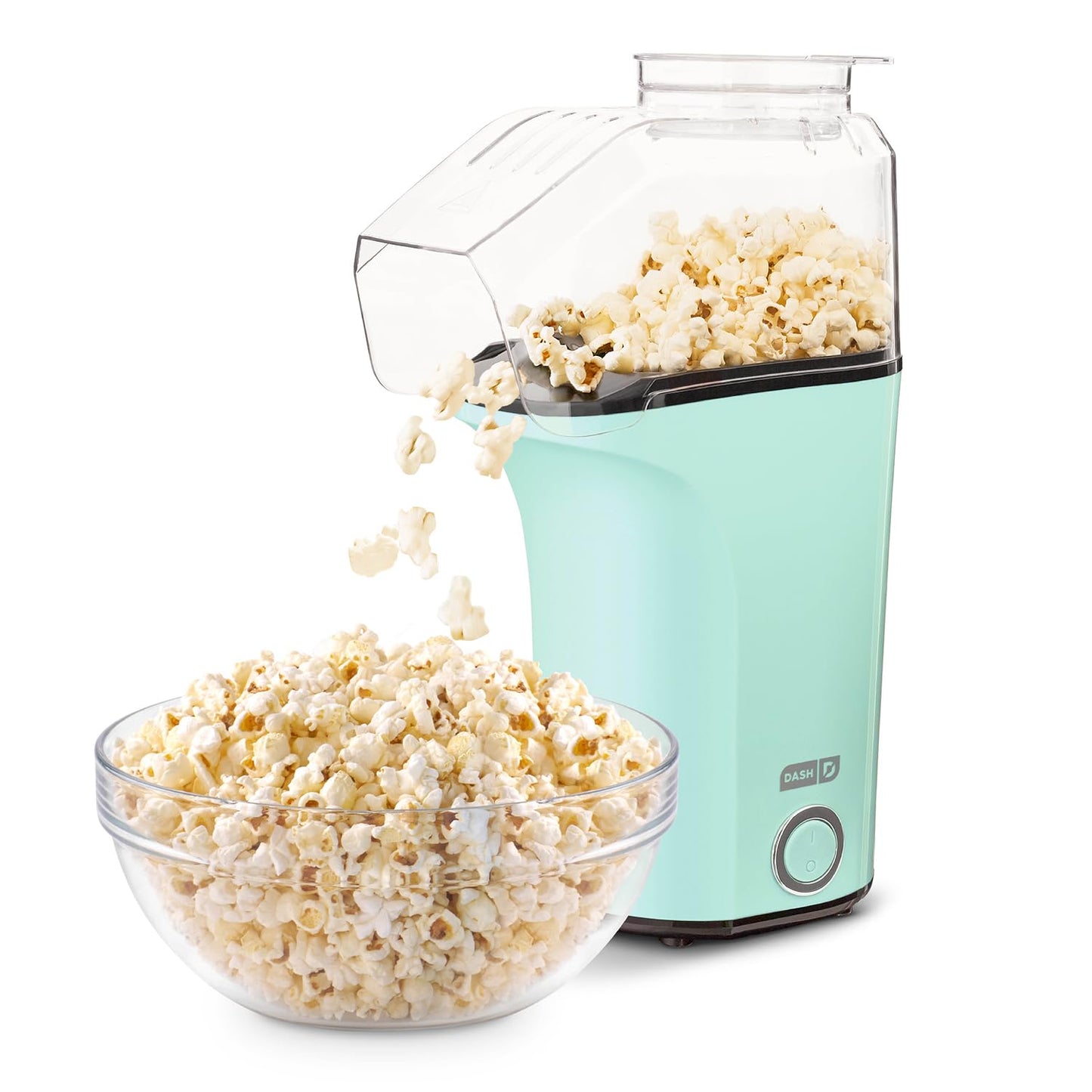 Dash Fresh Pop Popcorn Maker, 16-Cup Hot Air Popper, Aqua DASH