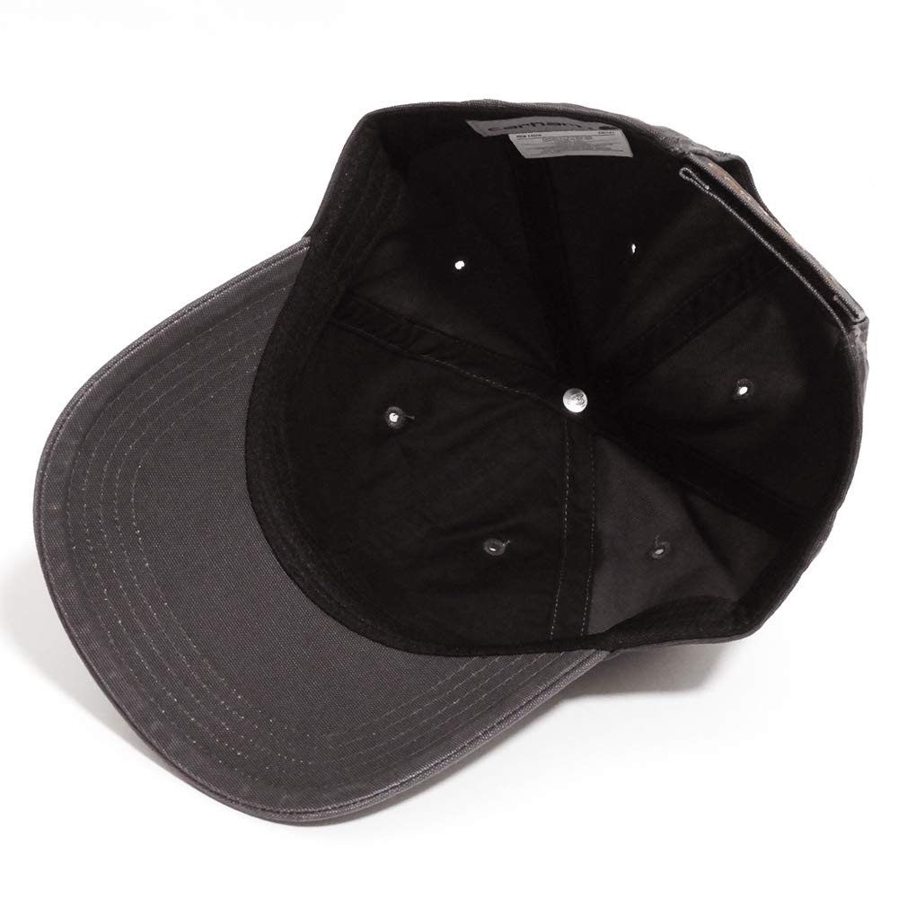 Carhartt Men’s Medium Profile 100 Percent Cotton Odessa Force Cap, Black, One Size Carhartt