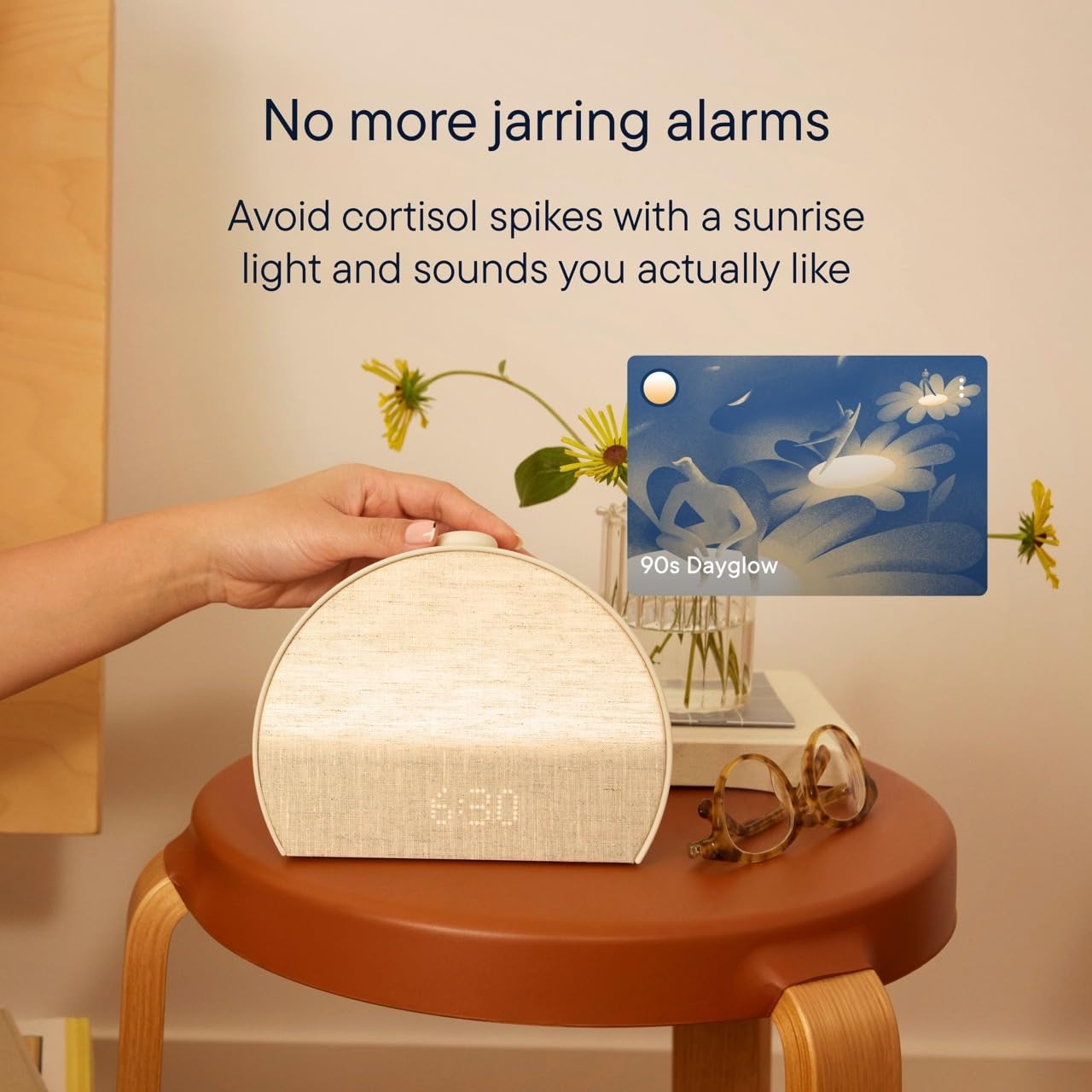 Hatch Restore 3 Sunrise Alarm Clock, Sound Machine, Smart Light (Putty) - White Noise, Screen-Free Sleep Routine - Available at All In One Marketplace Canada