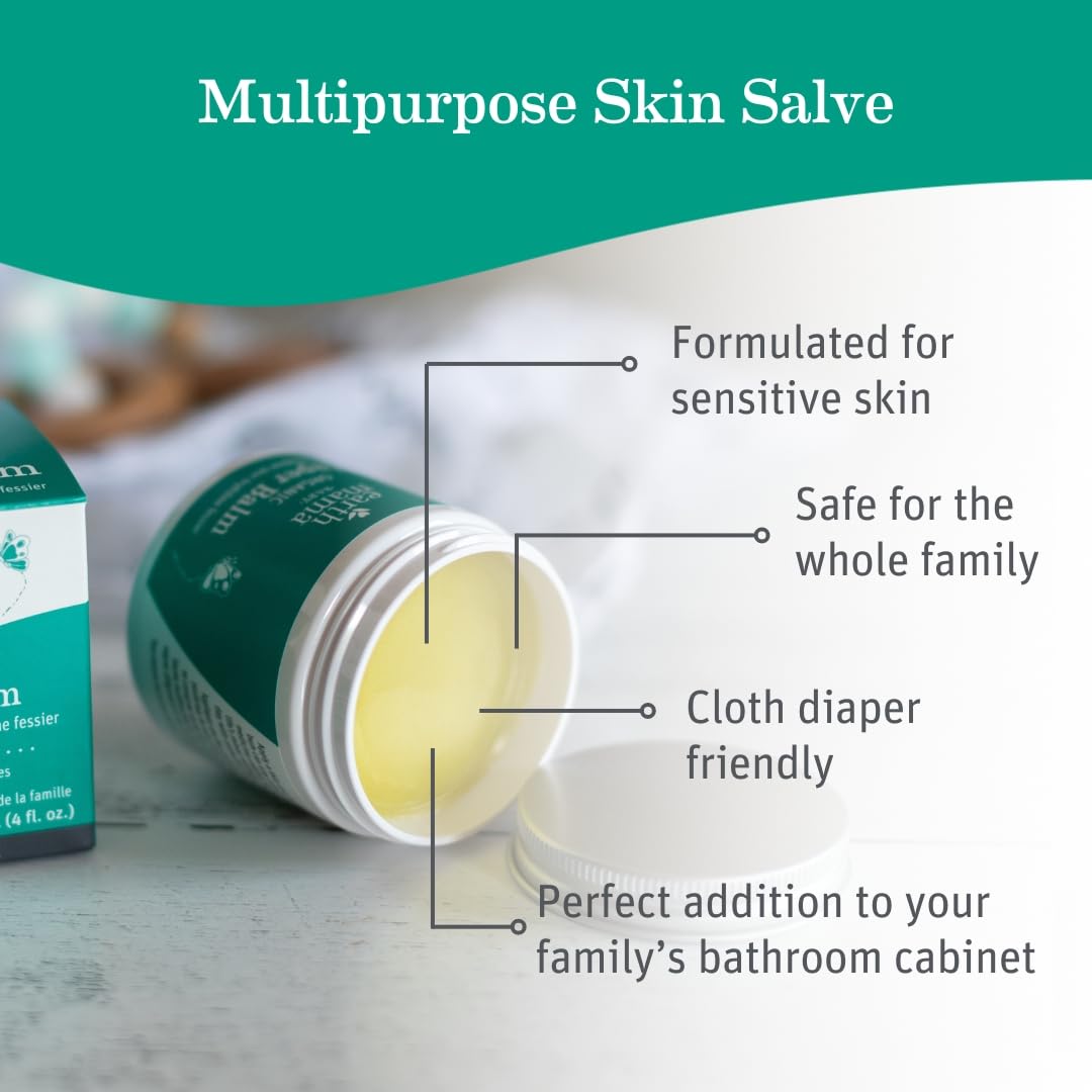 Earth Mama Organic Baby Diaper Balm, 60ml
