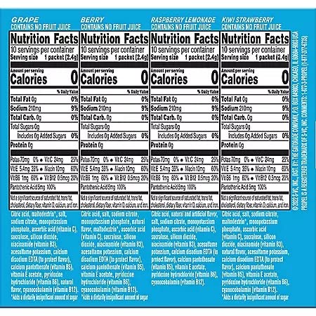 Propel Electrolyte Powder Variety Pack - 40 Packets