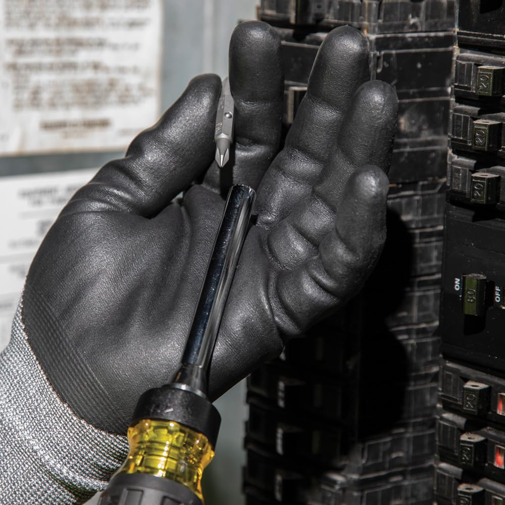 Klein Tools 32305 Multi-bit Ratcheting Screwdriver, 15-in-1 Tool with Phillips, Slotted, Square, Torx and Combo Bits and 1/4-Inch Nut Driver KLEIN TOOLS
