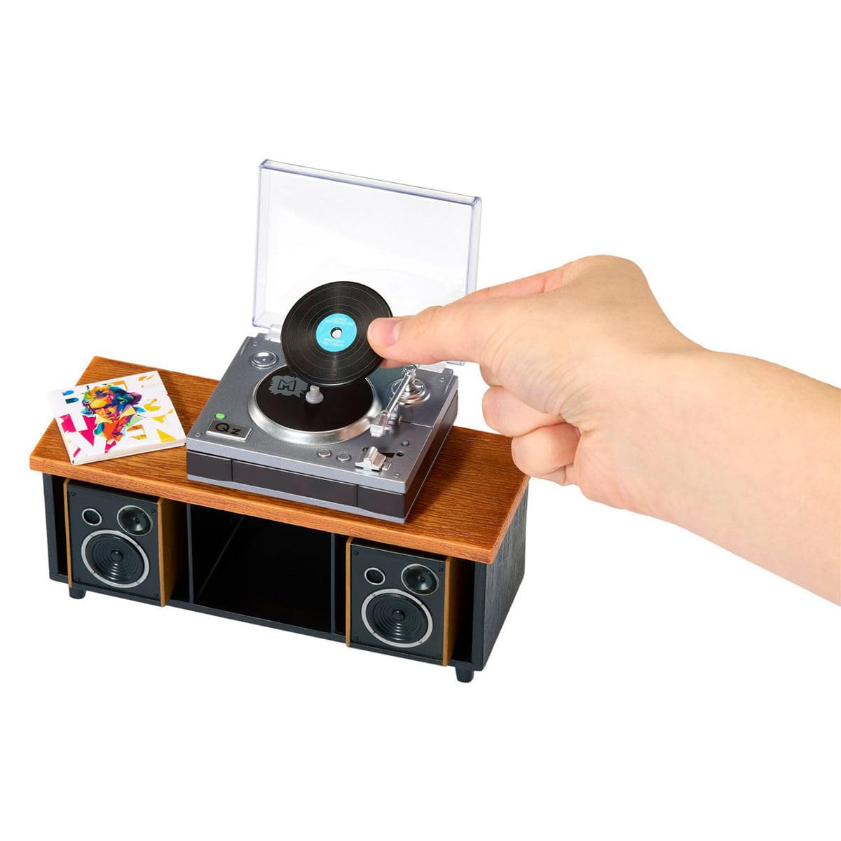 MGA's Miniverse Real Music Record Player Mini Collectibles, Mini Playable Record Player, Collectors, Gift, Beethoven