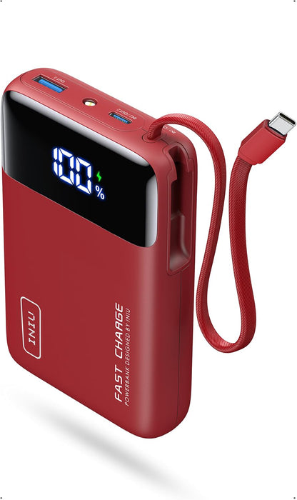 INIU 20000mAh Power Bank, Smaller 45W Fast Charging Travel Portable Charger