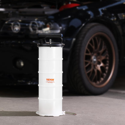 VEVOR Fluid Extractor, 1.74 Gallons (6.5 Liters), Manual Hand-Operated Oil Changer Vacuum Fluid Extractor with Dipstick and Hose, Oil Extractor Change Pump for Automotive Fluids Vacuum Evacuation 🍁 All In One Marketplace Canada