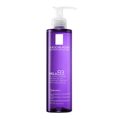 La Roche-Posay Purifying Face Wash, Mela B3 Anti-Aging Micro-Peeling Facial Cleanser with Melasyl & Niacinamide, Purifies & Cleanses Skin without Drying. Dermatologist Recommended, 200mL - Available at All In One Marketplace Canada