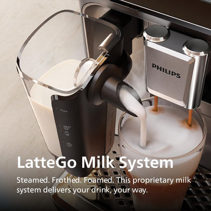 Philips 4400 Series Fully Automatic Espresso Machine, LatteGo Milk System