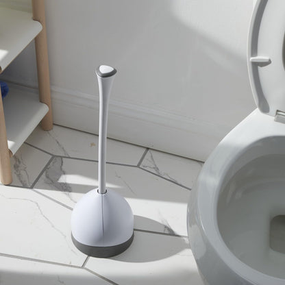 Clorox Toilet Plunger with Hideaway Caddy, Set of 2 – for Bathroom Organization and Storage, Bathroom Accessories, Toilet Unclogger, with Holder, White 🍁 All In One Marketplace Canada