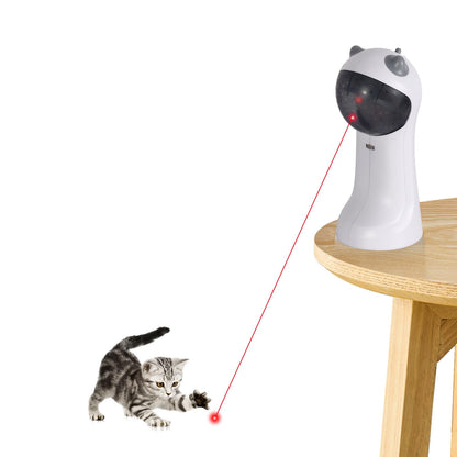 TBTeek Cat Toy, Automatic Motion-Activated, 5 Fun Patterns, 4 Speed Modes, Adjustable Light Angles, Random Rotating Trajectory, Rechargeable - Available at All In One Marketplace Canada