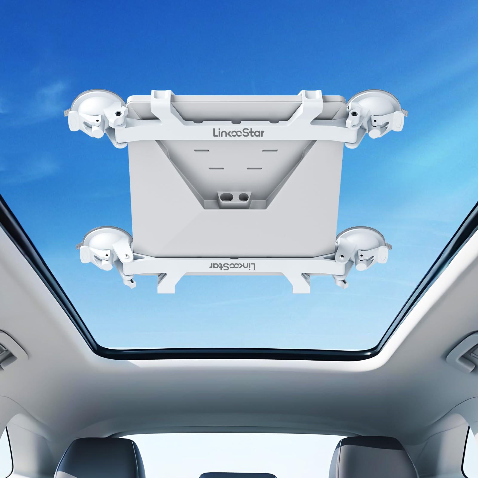 Ackno for Starlink Mini Mount for Car,for Starlink Mini Suction Cup Mount Accessories,linkoostar Kit for Sunroof/Front/Rear Window/Roof/Dashboard/Windshield