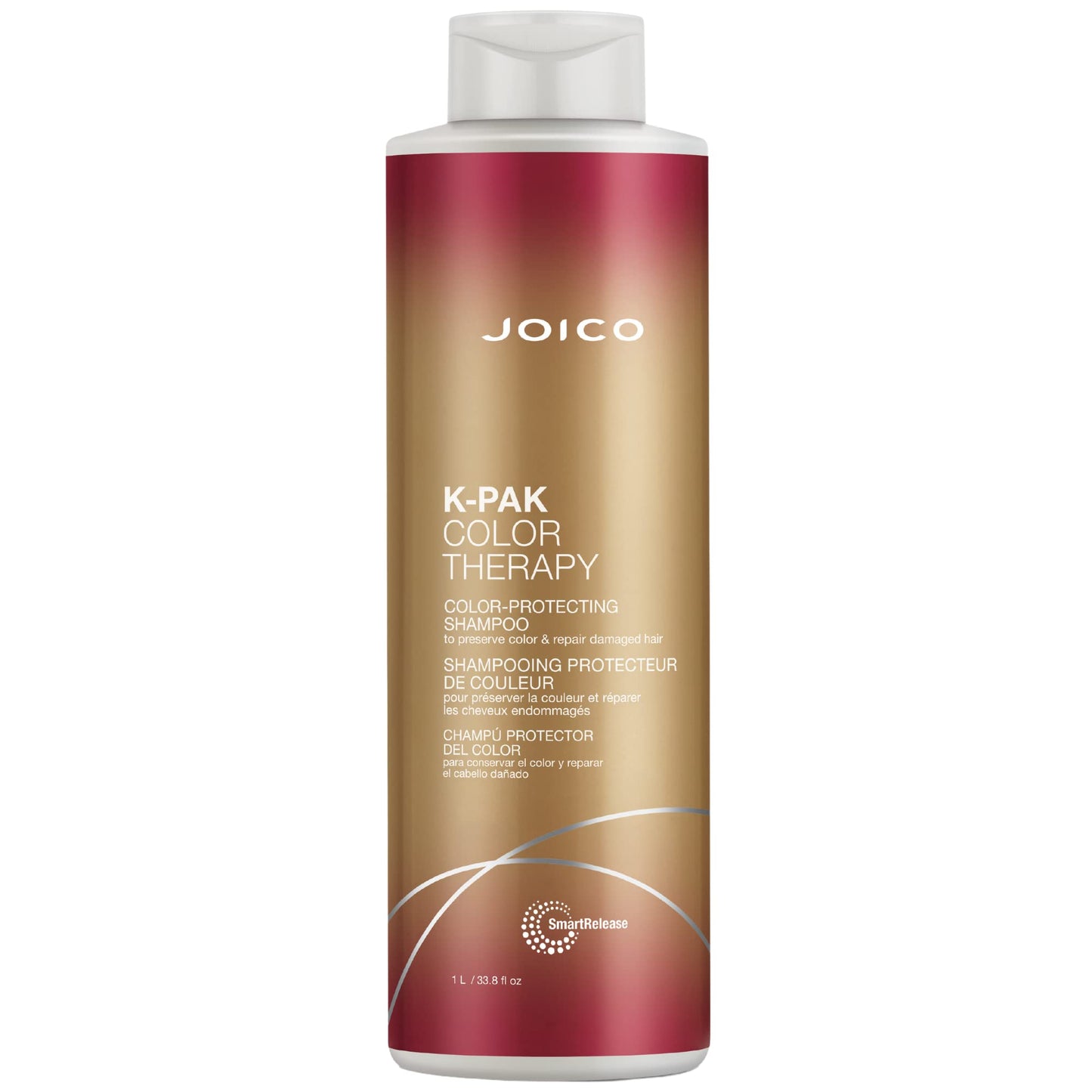 Joico K-Pak Color Therapy Color Protecting Shampoo, for Damaged, Colour Intensity, Heat Protectant with Argan and Keratin, Sulfate Free Joico