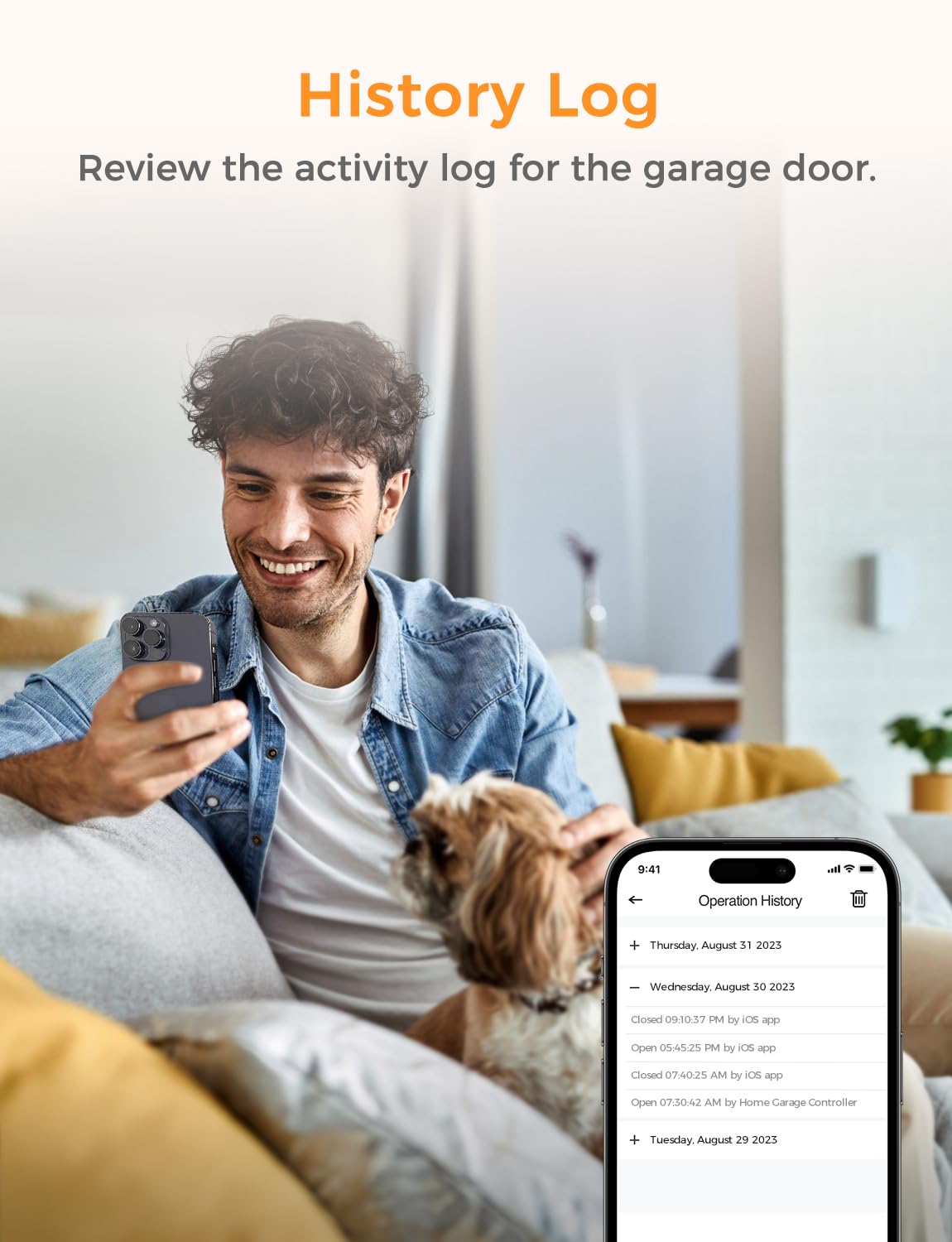 Refoss Smart Wi-Fi Garage Door Opener, Apple HomeKit Supported Refoss