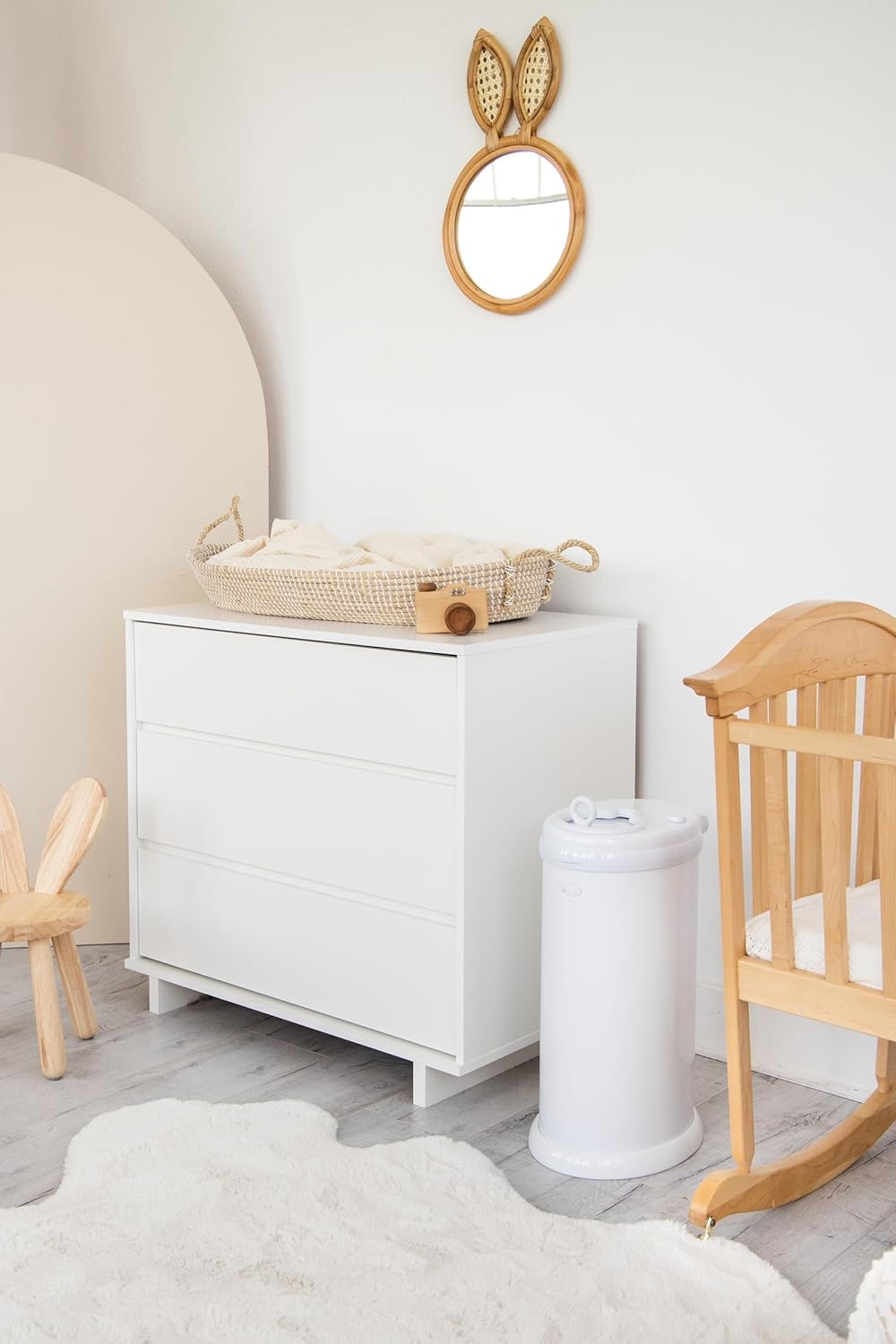 Ubbi Steel Diaper Pail, White, 2.34 ounces 🍁 All In One Marketplace Canada