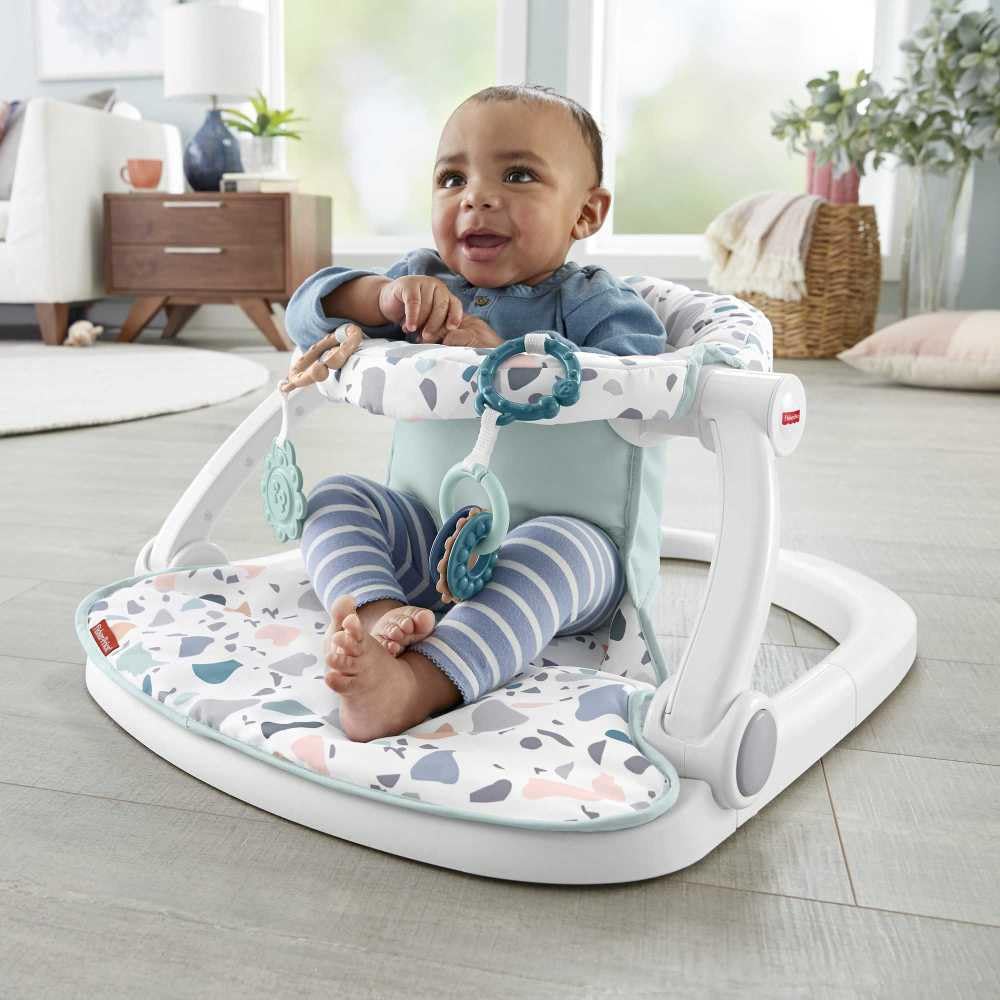Fisher-Price Sit-Me-Up Floor Seat, Pacific Pebble 🍁 All In One Marketplace Canada