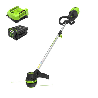Greenworks 80V 16″ Brushless Cordless String Trimmer (2.0Ah Battery & Rapid Charger Included) – Variable Speed, .080 Dual Line Bump Feed & Lightweight for Yard, Garden & Lawn Grass Greenworks