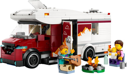LEGO City Holiday Adventure Camper Van Building Toy Set - Vacation Toy for Kids, Boys and Girls, Ages 6+ - Includes 3 Minifigures and Accessories - Gift Idea for Birthdays and Holidays - 60454