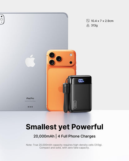 INIU Power Bank, Smallest 20000mAh 22.5W Fast Charging Portable Charger