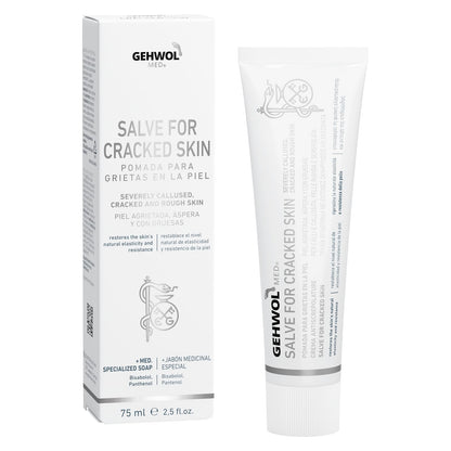 Gehwol Med Salve for Cracked Skin, 75 ml., transparent