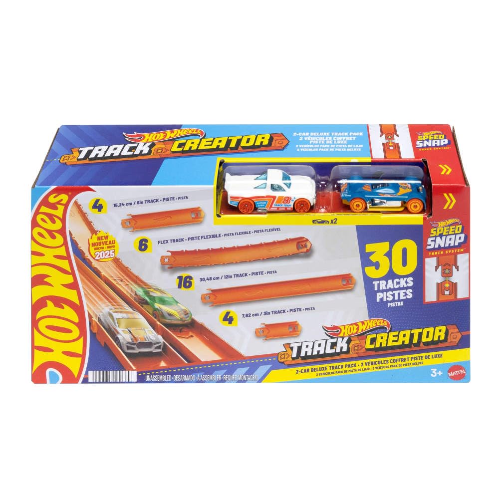 Hot Wheels Track Creator Deluxe Pack & 2 1:64 Scale Toy Cars 🍁 All In One Marketplace Canada