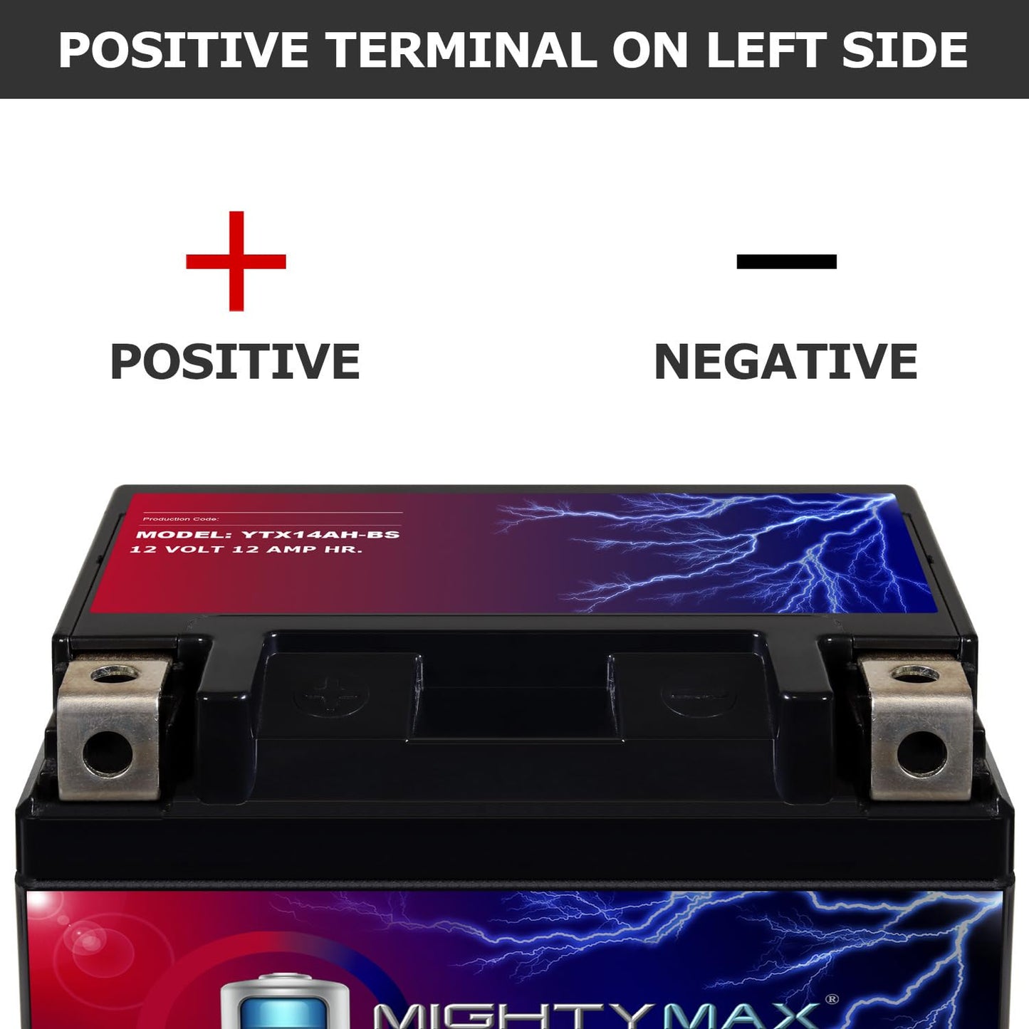 Mighty Max Battery YTX14AH - 12 Volt 12AH 210 CCA - High Performance Maintenance Free SLA AGM Power Sport Battery - Brand Product 🍁 All In One Marketplace Canada