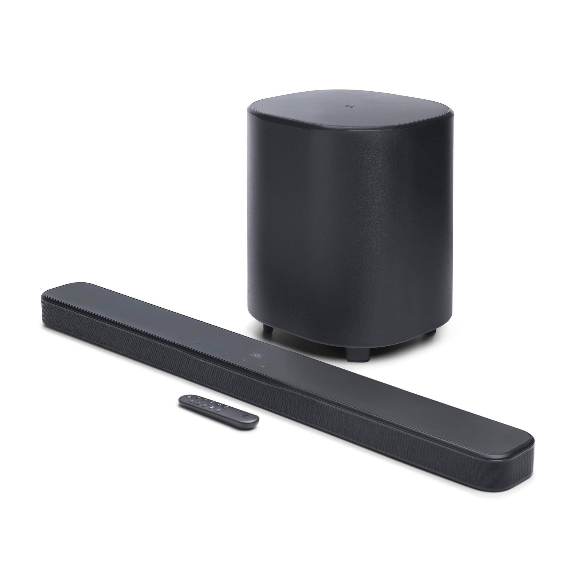 JBL Bar 500MK2-5.1 Channel soundbar System with Dolby Atmos, MultiBeam 3.0 & PureVoice 2.0, 750W with 10" Sub, Easy Sound Calibration, and Works with Voice Assistant-Enabled Speakers (Black) JBL