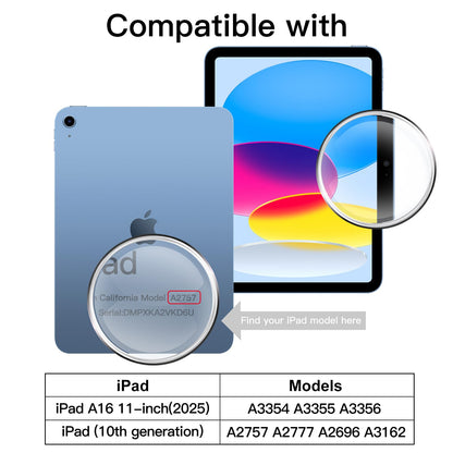 JETech Screen Protector for iPad (A16) 11th/10th Generation (2025/2022), 9H Tempered Glass Film, HD Clear, 2-Pack - Available at All In One Marketplace Canada