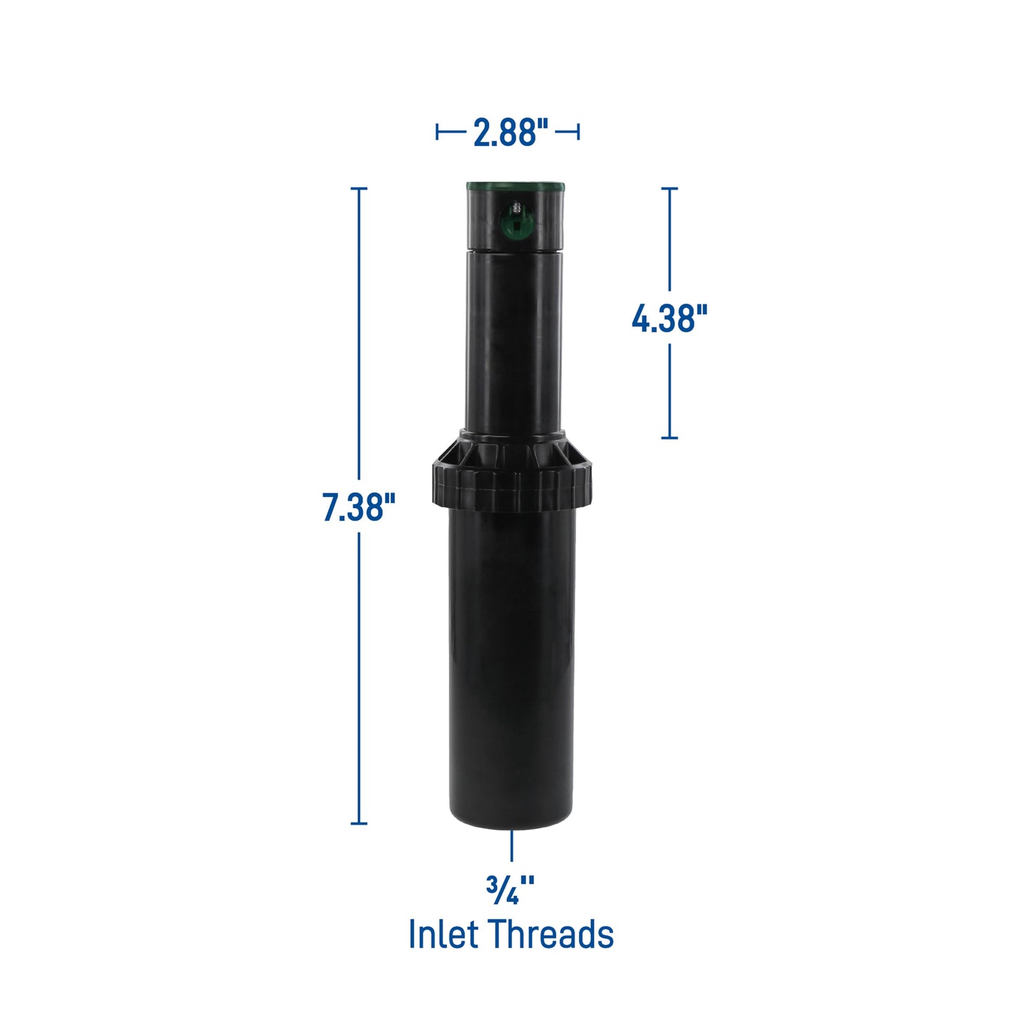 Orbit Watermaster 55461 Voyager 4-Inch Adjustable Pop-Up Gear Drive Sprinkler Head, 2-Pack Orbit