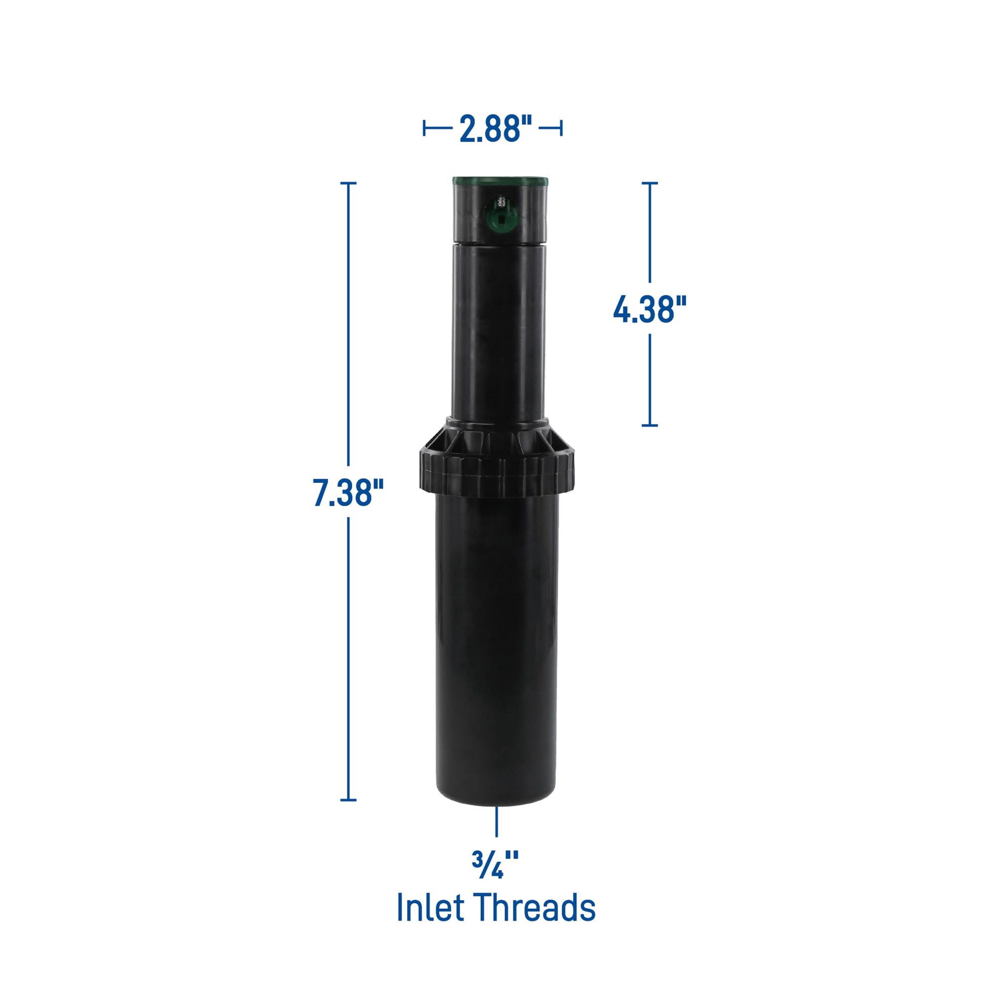 Orbit Watermaster 55461 Voyager 4-Inch Adjustable Pop-Up Gear Drive Sprinkler Head, 2-Pack Orbit
