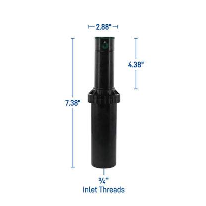 Orbit Watermaster 55461 Voyager 4-Inch Adjustable Pop-Up Gear Drive Sprinkler Head, 2-Pack Orbit
