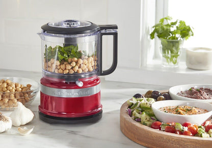 KitchenAid KFC3516ER 3.5 Cup Mini Food Processor, Empire Red