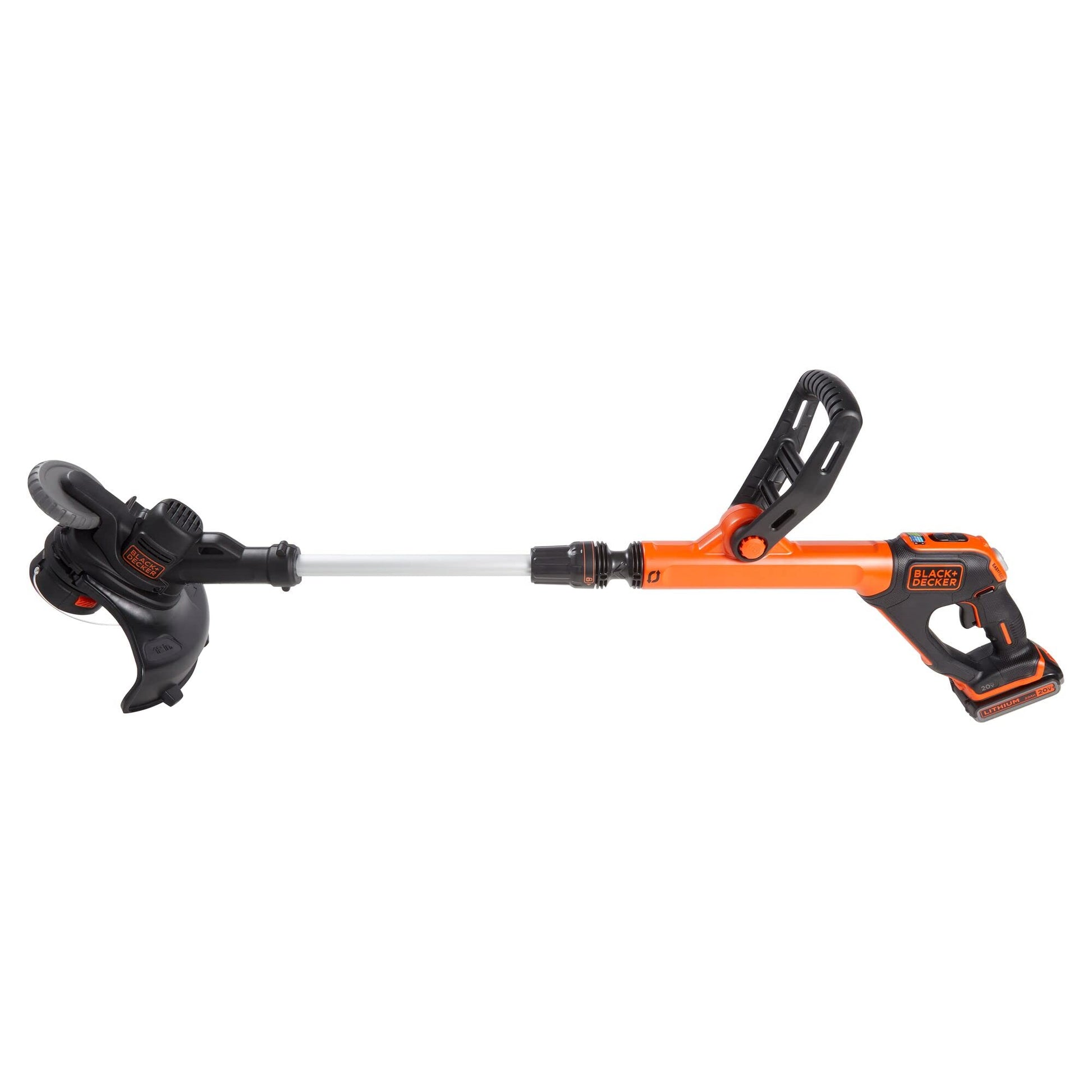 BLACK+DECKER 20V MAX Cordless String Trimmer with Power Drive Transmission, 2-Speed Control, Auto Feed, 12-Inch (LST522-CA) BLACK+DECKER