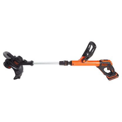 BLACK+DECKER 20V MAX Cordless String Trimmer with Power Drive Transmission, 2-Speed Control, Auto Feed, 12-Inch (LST522-CA) BLACK+DECKER