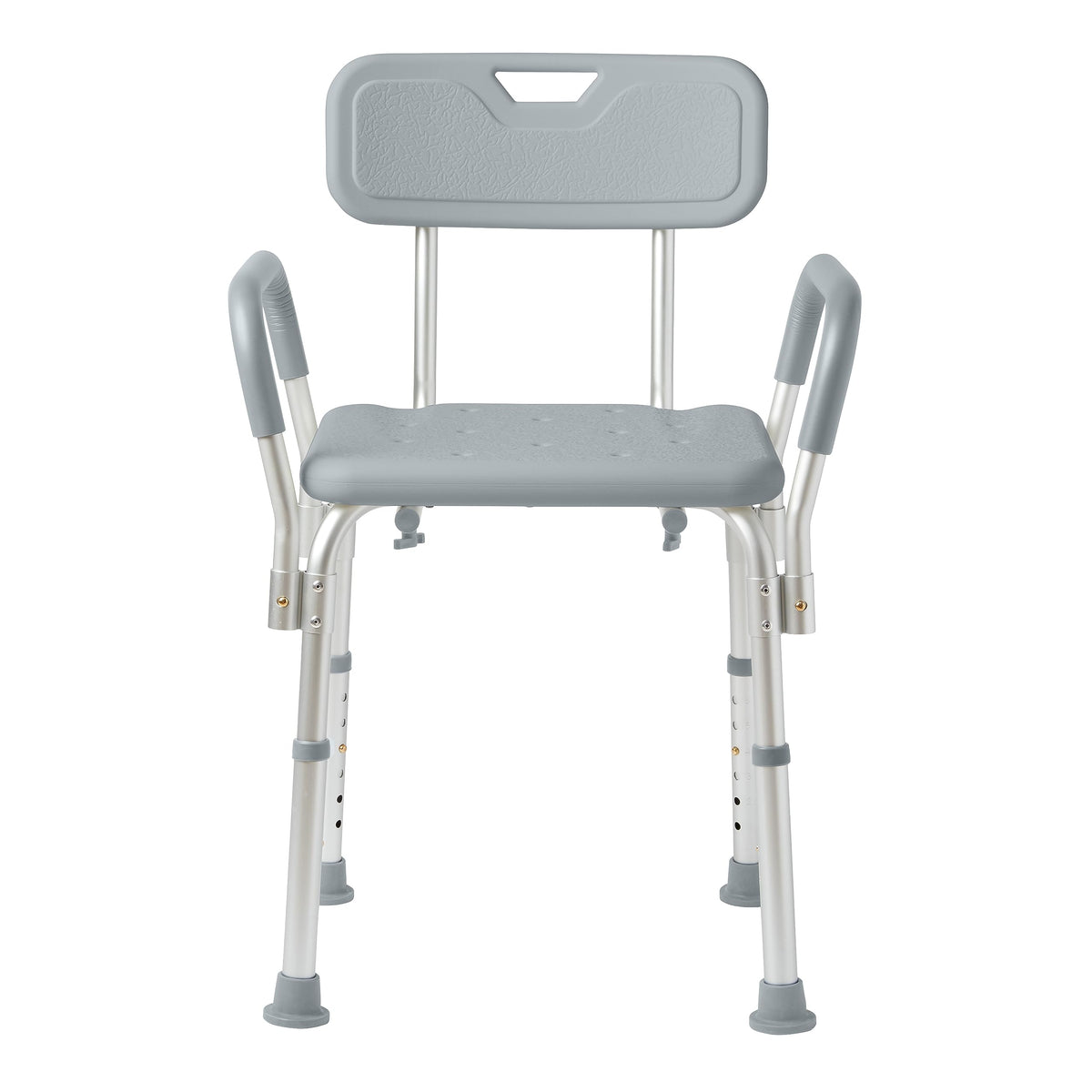 Medline Shower Chair with Backrest and Padded Armrests, 350lb Capacity