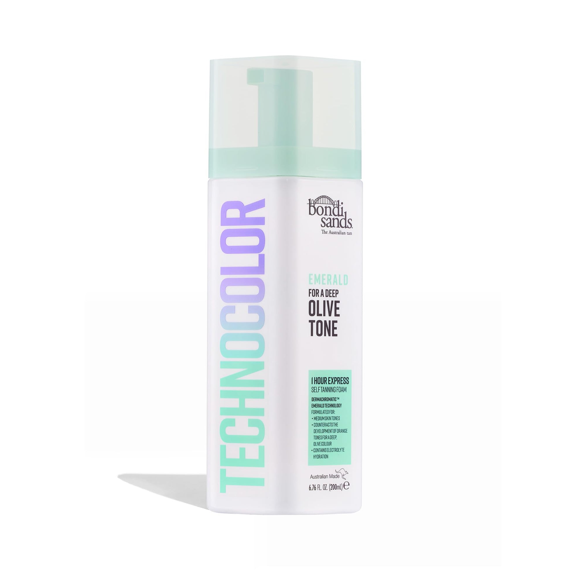 BONDI SANDS TECHNOCOLOR 1 HOUR EXPRESS SELF TANNING FOAM EMERALD 200mL (CANADA) Bondi Sands