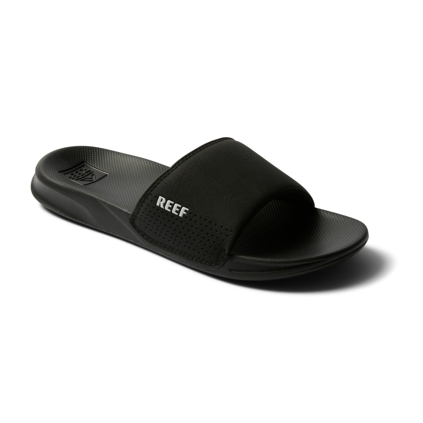Reef Men's Reef One Slide Slides Black, Size 11M REEF