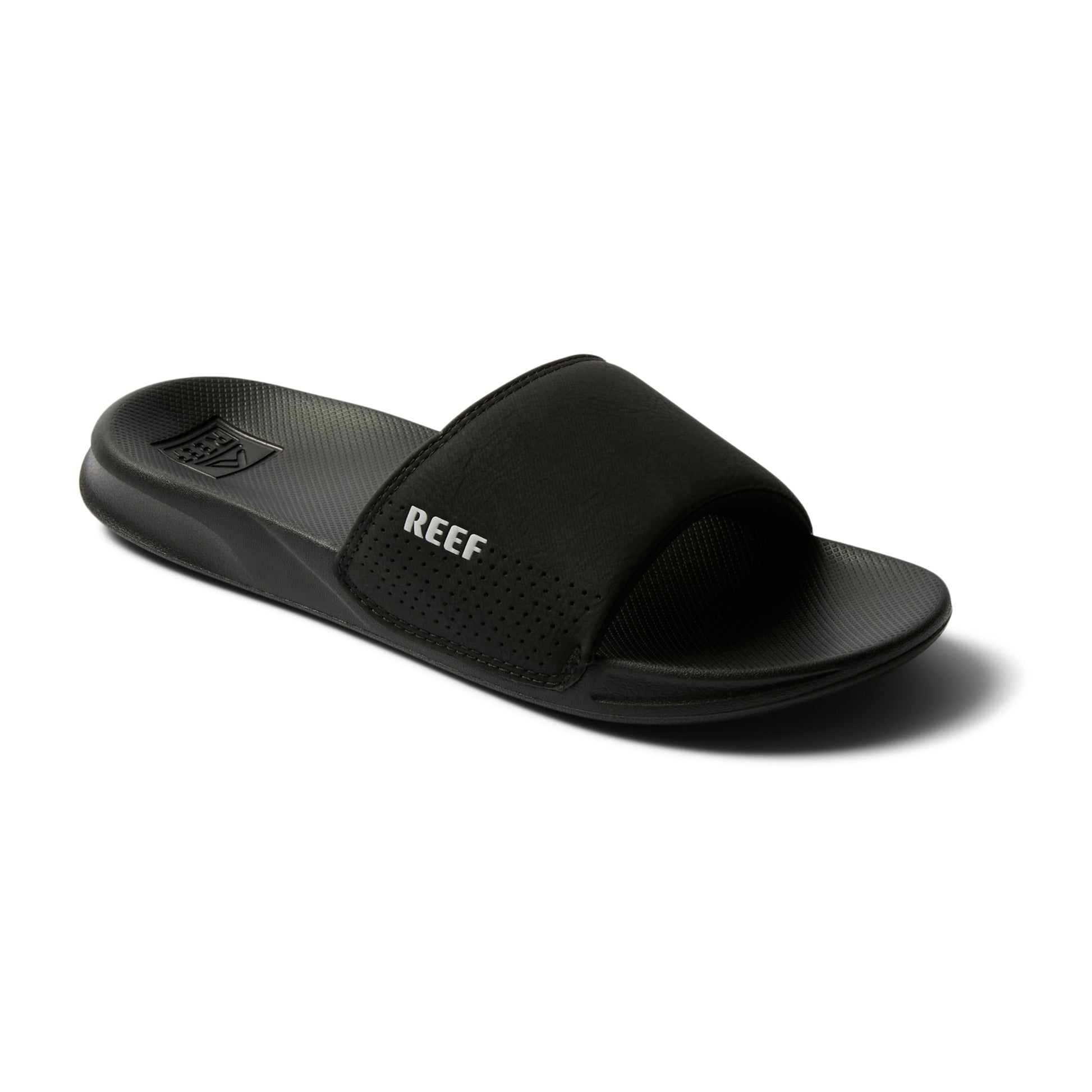 Reef Men's Reef One Slide Slides Black, Size 11M REEF