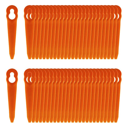 FourShow 100Pcs Plastic Replacement Blades Compatible with STIHL Polycut 2-2 Polycut 3-2 Grass Trimmer FSA 45 FSA 57 FSE 52,Sun Joe 24V-GT10, Redback Swift 40V - Available at All In One Marketplace Canada