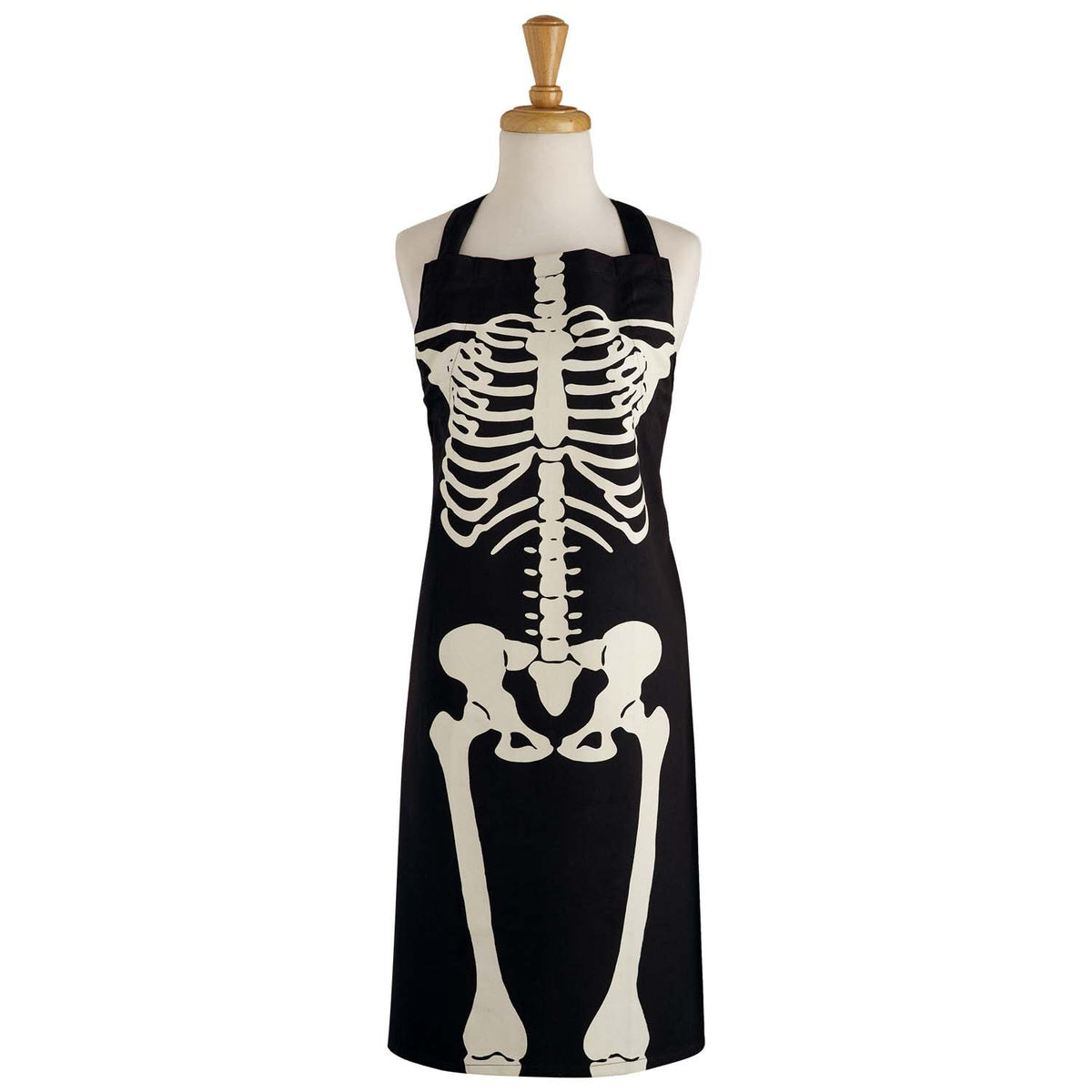 DII Collection d'accessoires de cuisine pour Halloween, tablier et gant de cuisine, squelette, lot de 2