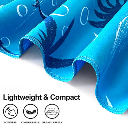 2 Pcs Microfibre Beach Towel 71"X32" Quick Dry Sea Animals Lightweight Sand Free Extra Large Thin Towels Travel Essentials for Adults Womens Swim Bath Accessories Mats Holiday Must Haves 🍁 All In One Marketplace Canada