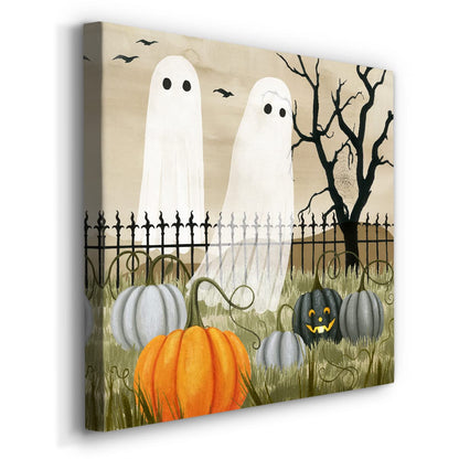 Renditions Gallery Toile d'art moderne pour décoration de bureau, tableau mural avec citrouille d'Halloween, décoration murale en bois de qualité supérieure pour salon, cuisine - 81 cm x 81 cm LT508