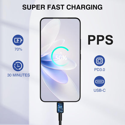 45W USB C Charger for Samsung Galaxy S25/S24/S26 Ultra,3FT/6FT/10FT USB C Cable and USB C Fast Charger Blcok for Samsung Galaxy S23 S22 Ultra/S21,Fast Charging Cable for iPhone 17 16/iPad Pro