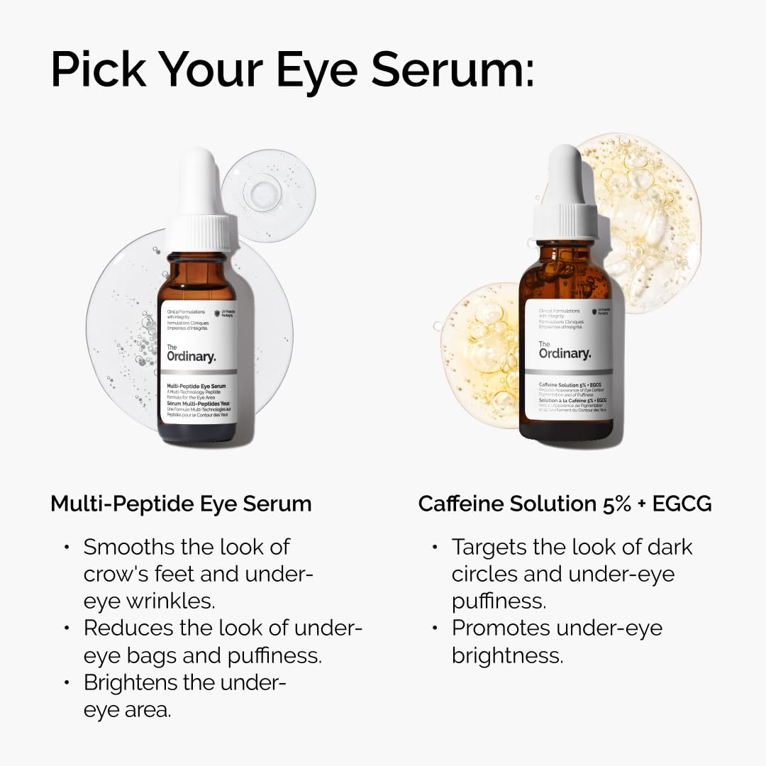 The Ordinary Multi-Peptide Eye Serum, Anti-Aging Formula for Crow’s Feet, Dark Circles & Puffiness, 15 ml - Available at All In One Marketplace Canada