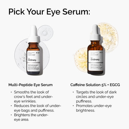 The Ordinary Multi-Peptide Eye Serum, Anti-Aging Formula for Crow’s Feet, Dark Circles & Puffiness, 15 ml - Available at All In One Marketplace Canada