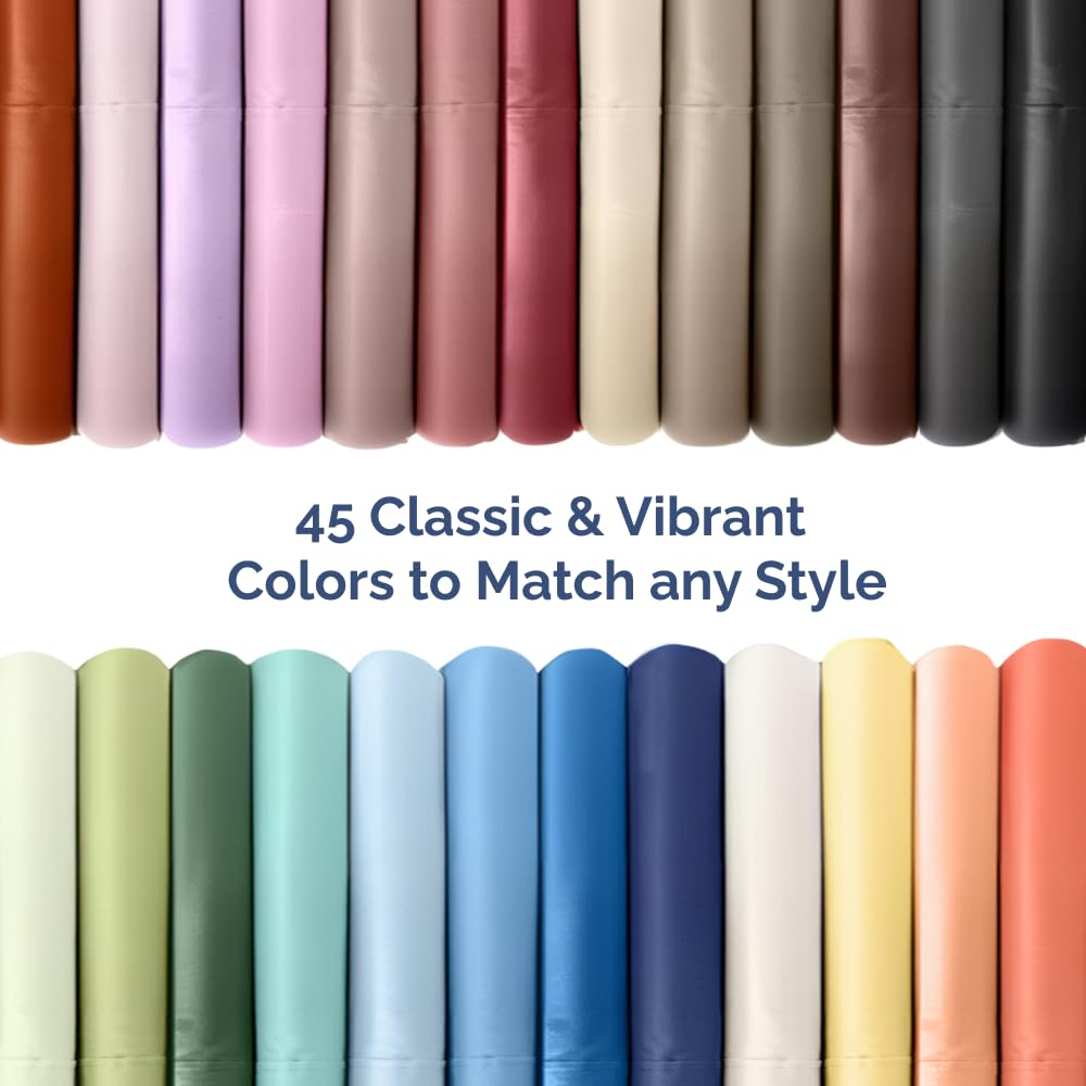 Full Size Fitted Bed Sheet - Hotel Luxury Single Fitted Sheet Only - Fits Mattress Up To 16 - Extra Soft, Wrinkle Free, Breathable & Cooling - Bottom Fitted Sheet - White Single Fitted Sheet Only